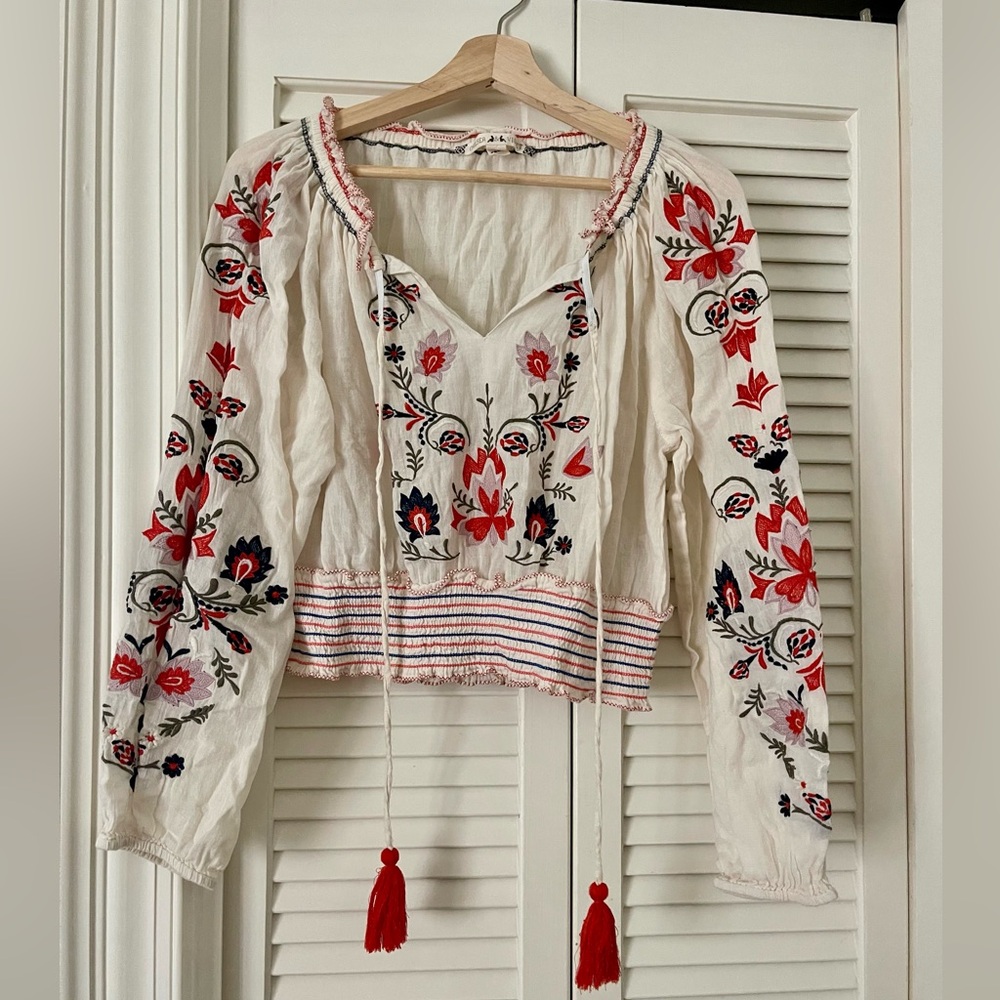 100% Cotton Chelsea&Violet Embroidered Blouse